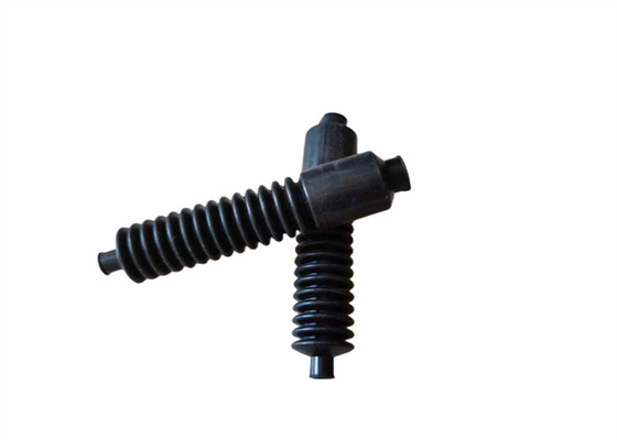 O preto grita o silicone da bota 6mm dos foles de borracha complicados de borracha e das botas